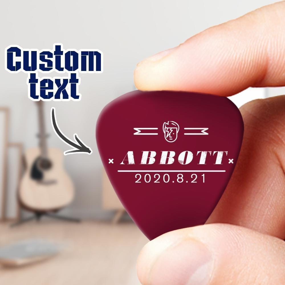 Birthday Gift Custom Guitar Pick Gift For Boyfriend - 6pcs