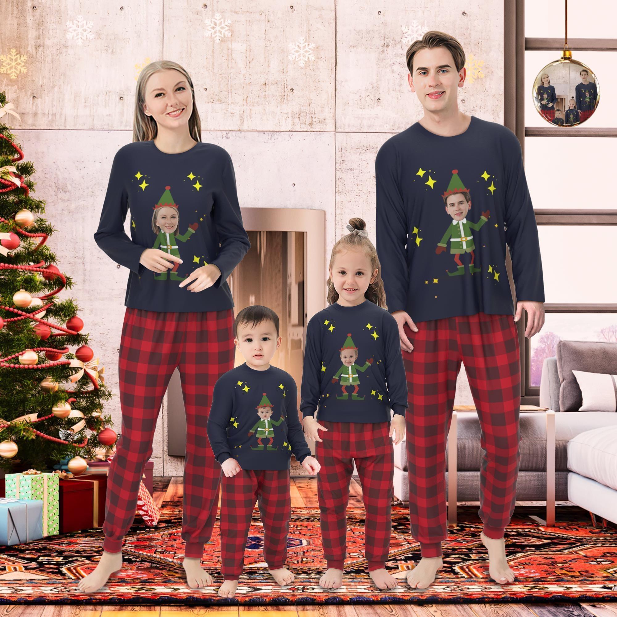 Custom Pj Set Christmas Elf Pajamas Set Gift For Family