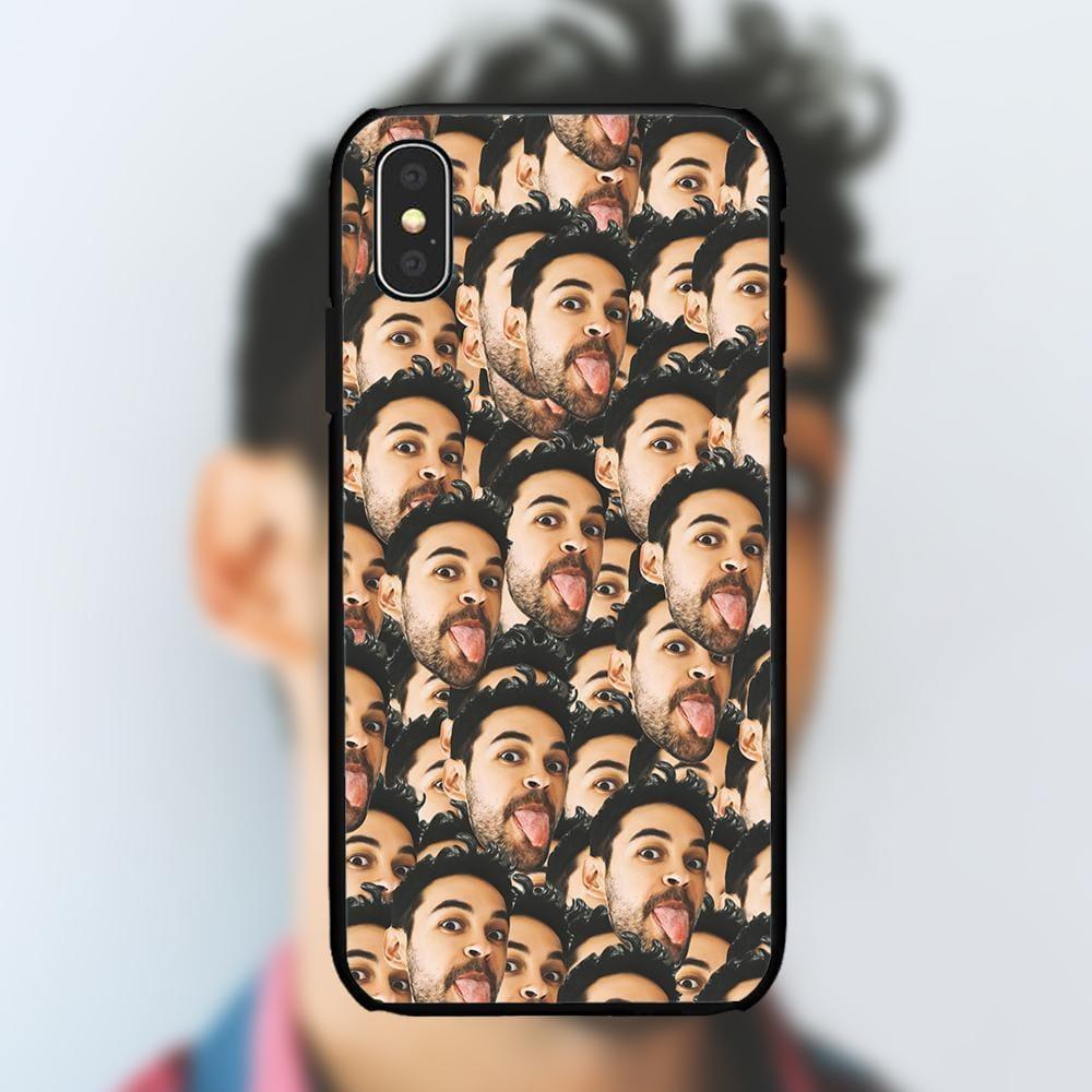 Custom Funny Face Mash iPhone Case