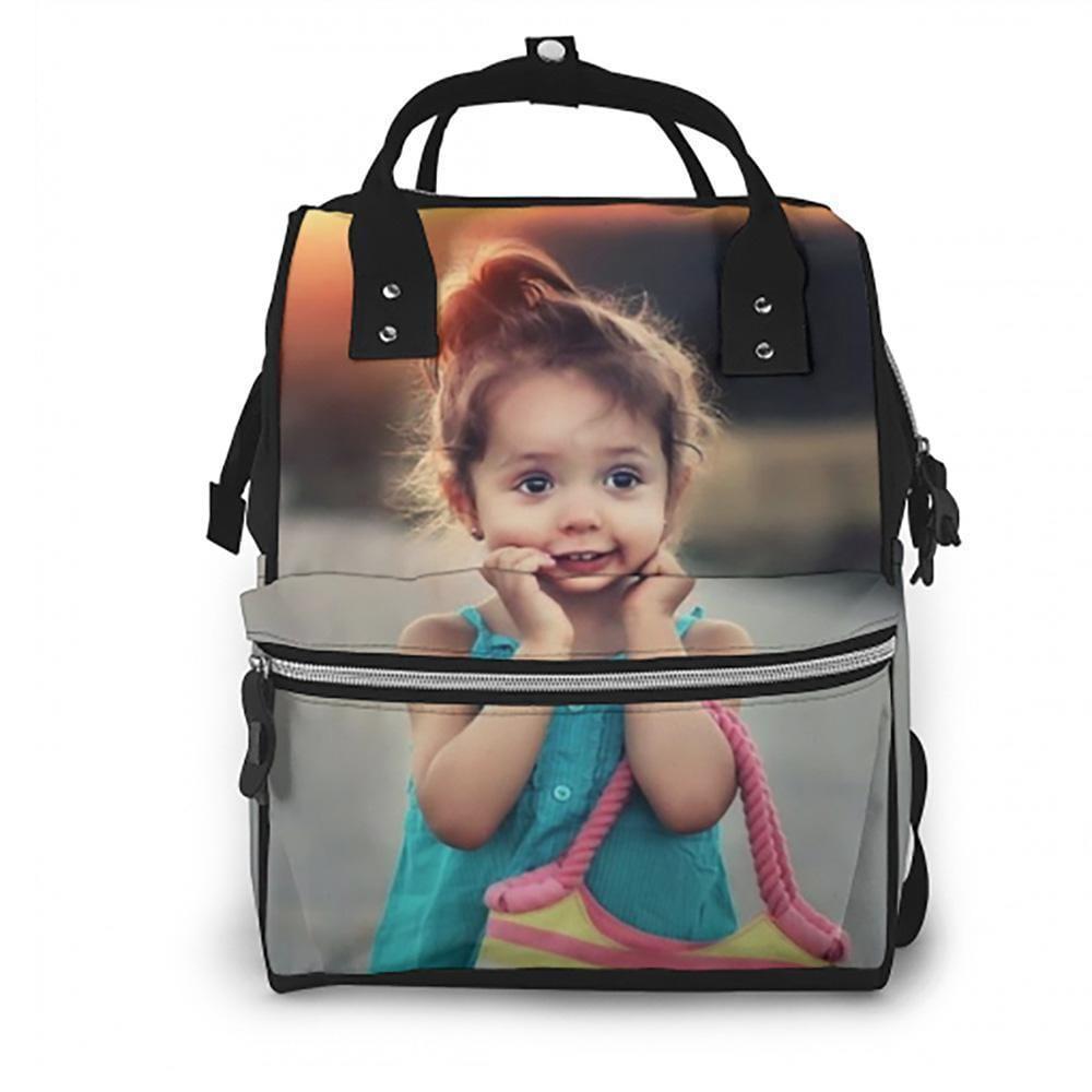 Custom Photo School Bag Backpack for Baby Waterproof PU
