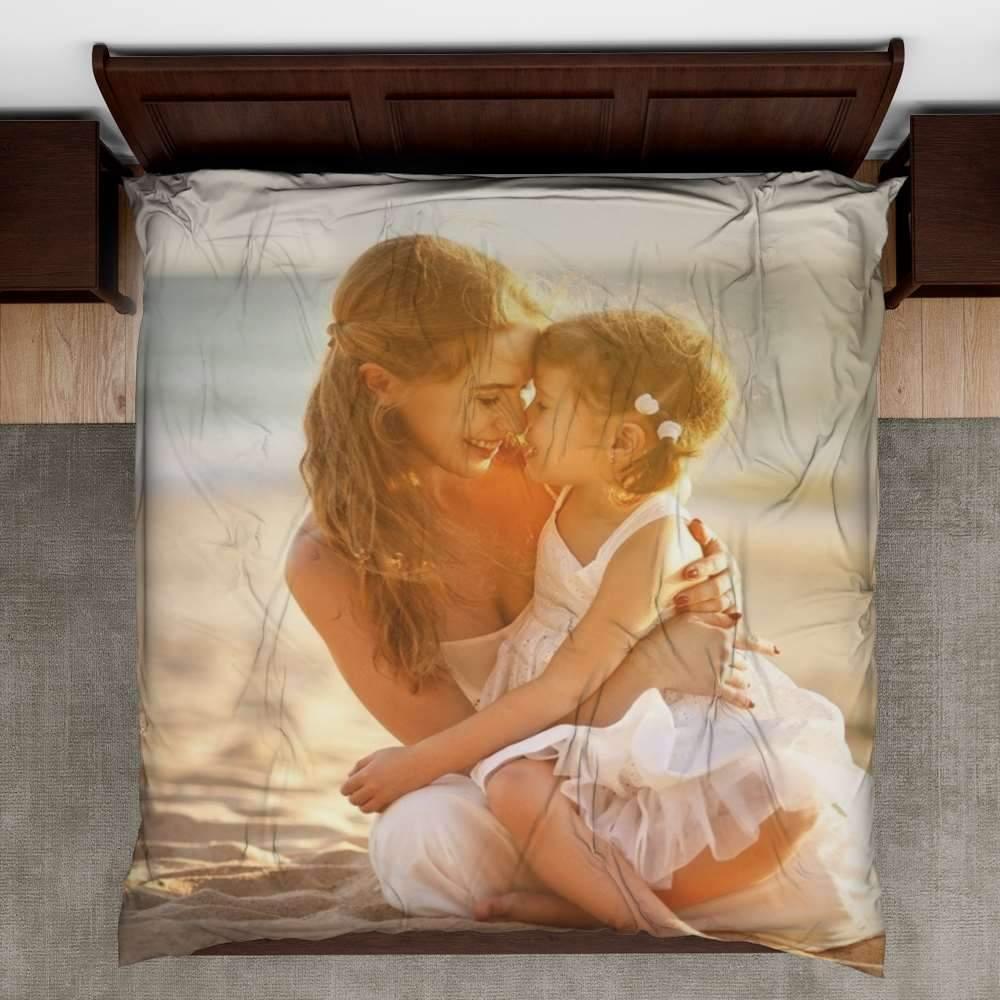 Custom Bed Sheets Personalized Comforter Set Gift For Mom